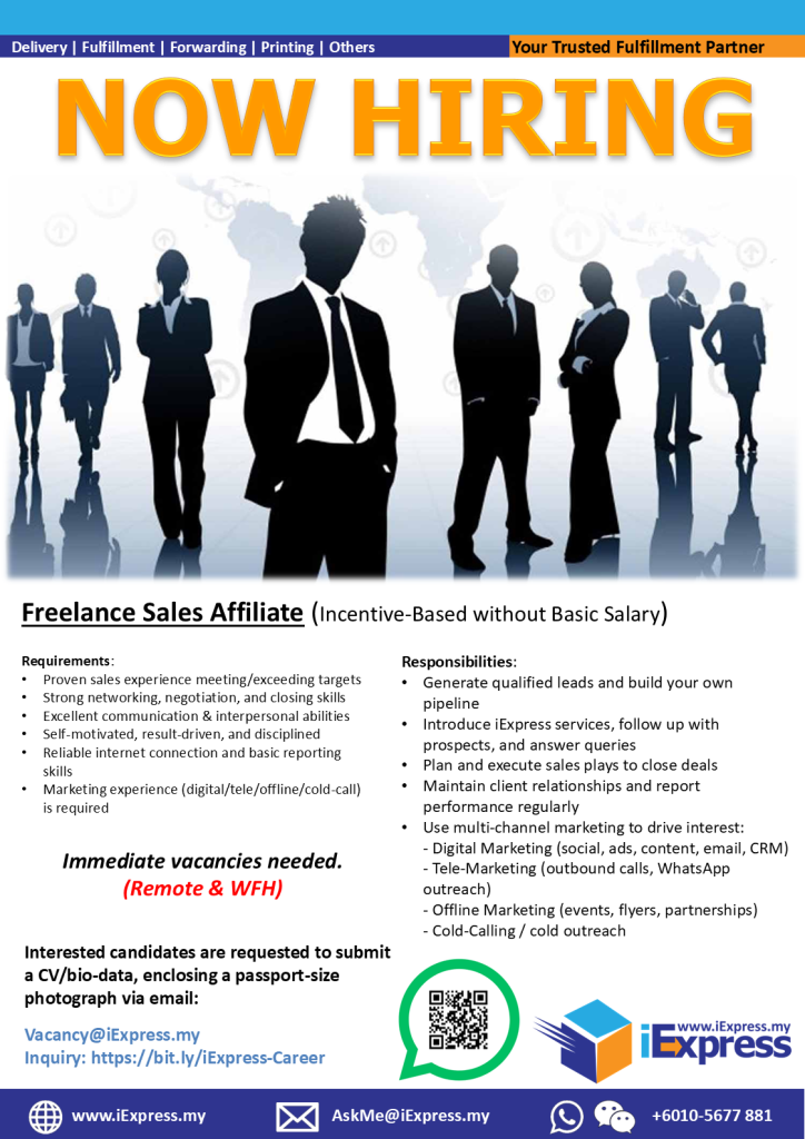 iExpress Sales Affiliate - Freelance